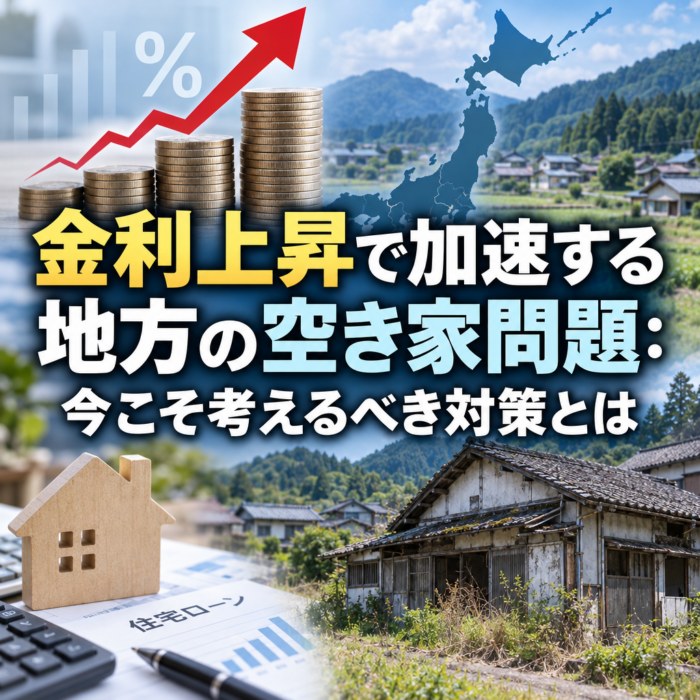 金利上昇で加速する地方の空き家問題：今こそ考えるべき対策とは